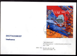 DDR, FDC Block "Interkosmoprogramm" - Other & Unclassified