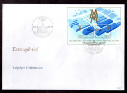 DDR, FDC Block "Leipziger Herbstmesse" - Altri & Non Classificati