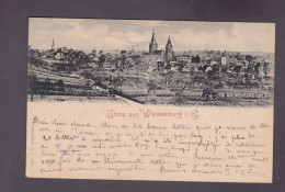 Vente Immediate Bas Rhin Wissembourg Gruss Aus Weissenburg  ( Vue Generale Cachet Emma Scheren Professeur Belfort 52992) - Wissembourg