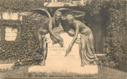 Belgium Postcard Bruxelles Edith Cavell Et Maria Depage - Sonstige & Ohne Zuordnung