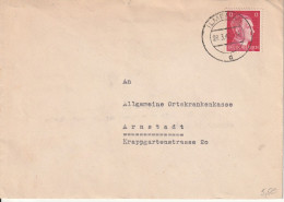Ilmenau An Ortskrankenkasse Arnstadt,Abs. Lederhandschuhfabrik - Lettres & Documents