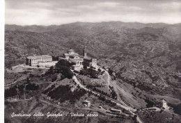 Cartolina Santuario Della Guardia ( Genova ) Veduta Aerea - Genova