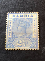GAMBIA  SG 40  2½d Ultramarine  MH* - Gambia (...-1964)