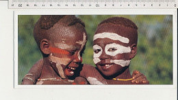 Carte Double Souple " Agir Ici " Format 21x10 Cm Les Meilleurs Amis Ethiopie Enfants ( Fisher Beckwith Estall ) - Ethiopië