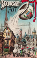 FANTAISIES - Rouen Le Pot De La Normandie - Colorisé - Carte Postale - Altri & Non Classificati