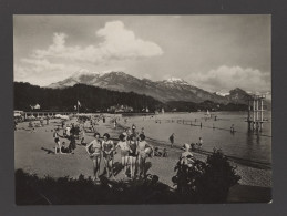 LUZERN Vintage Photo,  22*12 Cm , Strandbad, Lido 1920-30. Ca. - Lucerne