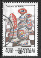 GUINE BISSAU – 1983 Chess 40P00 Used Stamp - Guinée-Bissau