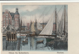 DEN57  --  HILSEN FRA KOBENHAVN  --  HAVNEN - Dinamarca