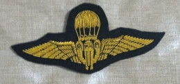 Vintage Thai Airborne Wings Patch / RTAF Bullion Badge - Otros & Sin Clasificación