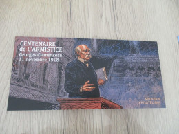 Souvenir Bloc France Centenaire De L'Armistice Clémenceau - Foglietti Commemorativi