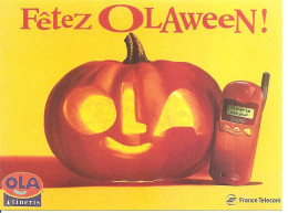 Publicité  Fetez Olaween  Ola Itineris France Telecom - Werbepostkarten