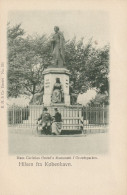 DEN58  --  HILSEN FRA KOBENHAVN  --  HANS CHRISTIAN ORSTED S  MONUMENT I ORSTEDSPARKEN - Danemark