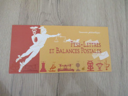 Souvenir Bloc France Pèse Lettres Et Balances Postales - Souvenir Blocks & Sheetlets