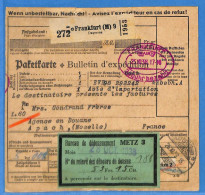 Allemagne Reich 1938 - Carte Postale De Frankfurt Aux France - G32832 - Briefe U. Dokumente