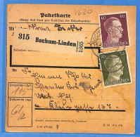 Allemagne Reich 1943 - Carte Postale De Bochum - Linden - G32827 - Briefe U. Dokumente