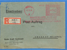 Allemagne Reich 1935 - Lettre Einschreiben De Berlin - G32800 - Briefe U. Dokumente