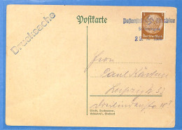 Allemagne Reich 1938 - Carte Postale De Sudetengau (Reichsgau Sudetenland) - G32807 - Briefe U. Dokumente