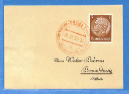 Allemagne Reich 1939 - Carte Postale De Praha - G32805 - Briefe U. Dokumente