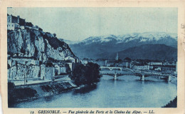 FRANCE - Grenoble - Vue Générale Des Forts Et De La Chaîne Des Alpes - LL - Carte Postale Ancienne - Grenoble