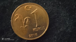 TÜRKİYE -2018    1     KURUŞ       XF- - Türkei