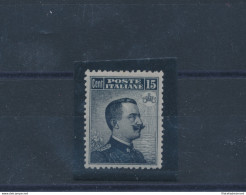 1909 Regno, "Michetti Piccolo" 15 Centesimi, Stampa Tipografica, Centrato N. 86 MNH** Certificato - Expertise Raybaudi - Altri & Non Classificati