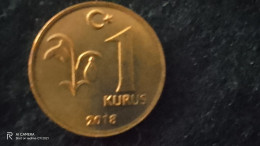 TÜRKİYE -2018    1     KURUŞ       XF- - Turquie