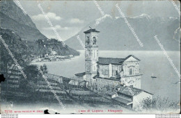Ai618  Cartolina Lago Di Lugano Albogasio  Svizzera 1909 - Autres & Non Classés