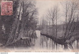 D28  NOGENT LE ROTROU  Un Coin De L'Huisne Au Pont Saint Hilaire - Nogent Le Rotrou