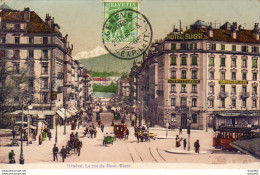 SUISSE GE GENÈVE La Rue Du Mont Blanc - Genève