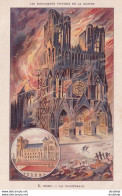 MILITARIA  Les Monuments Victimes De La Guerre  La Cathédrale De Reims - Autres & Non Classés