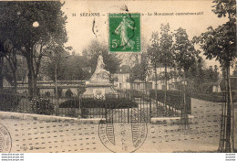 D51  SÉZANNE MAIL DES CORDELIERS - Le Monument Commémoratif ........ - Sezanne