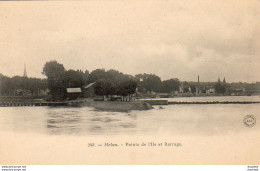 D77  MELUN  Pointe De L'Ile Et Barrage - Melun