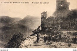 D09 LORDAT Ruines Du Château L'Entrée Du Château - Autres & Non Classés