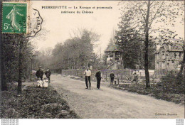 D93  PIERREFITTE  Le Kiosque Et Promenade Intérieure Du Château - Pierrefitte Sur Seine