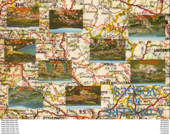 D88  A Travers Les Vosges   ........... Carte Du Département En Carte Postale - Autres & Non Classés