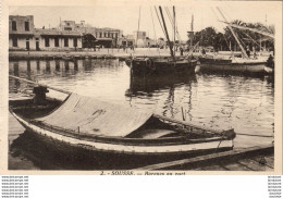 TUNISIE  SOUSSE  Barques Au Port - Tunisie