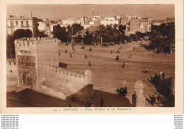 TUNISIE SOUSSE  Place Pichon Et Les Remparts - Tunesië