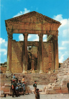 TUNISIE  - Dougga - Vue Sur Le Temple - Animé - Vue Générale - Carte Postale - Tunesien