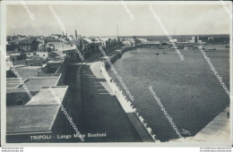 Bt308 Cartolina Ex Colonie Tripoli Lungo Mare Bastioni Libia - Andere & Zonder Classificatie
