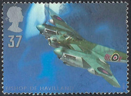 GREAT BRITAIN 1997 QEII 37p Multicoloured, Aircraft Designers-De Havilland Mosquito SG1986 FU - Used Stamps