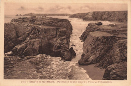 FRANCE - Presqu'île De Quiberon - Port Bara Et La Côte Jusqu'à La Pointe De L'Observatoire - Carte Postale Ancienne - Quiberon