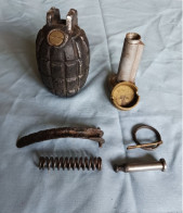 Grenade "Mills" 1916 Neutralisée  UK WW 1 Complète - Armes Neutralisées