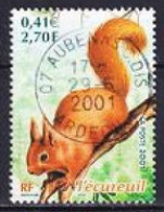 2001. France. Eurasian Red Squirrel (Sciurus Vulgaris). Used. Mi. Nr. 3521 - Gebruikt
