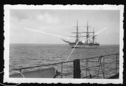 Orig. Foto 30er Jahre Schiff Segelschiff Kriegsmarine ? Ship Sailing Ship Navy - Barche