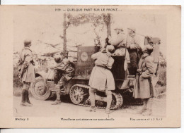 Carte Postale Ancienne Militaire - 1939. Mitrailleuse Anti-aérienne Sur Auto-chenille - DCA - Ausrüstung