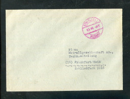"ALL. BESETZUNG" 1946, Brief Mit Klarem Roten Stegstempel "STUTTGART BEZAHLT" (R1243) - Covers & Documents