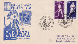 MATASELLOS 1961 ZARAGOZA - Brieven En Documenten