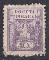 Pologne - République  1919  -  1939   Y & T N °  165   Oblitéré - Gebraucht