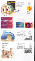 España Lote De 6 Sobres De Primer Día Año 2009 Valor Catálogo 61.80€ - Lettres & Documents