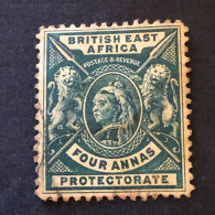 BRITISH EAST AFRICA   SG 70  4 Annas Deep Green  MNG (*) - Britisch-Ostafrika